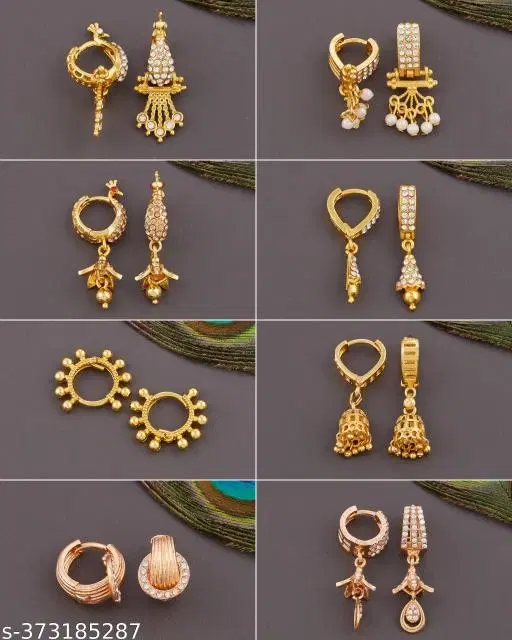 Stylish Earring/Bali Combo For Women'S/Girls
