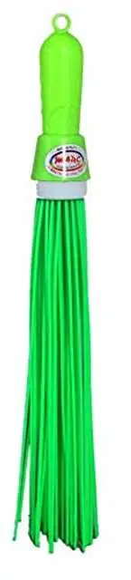 Multicolour Tintin 20" Regular Size Bathroom Cleaning Plastic Broom, Multicolor, R-302