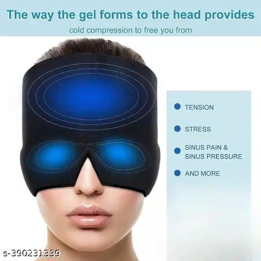 Migraine Relief Cap, Black, Pack of 1