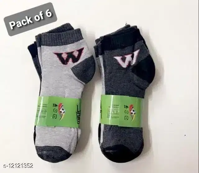 Woolen Socks for Men, Pack of 6 (Multicolor)