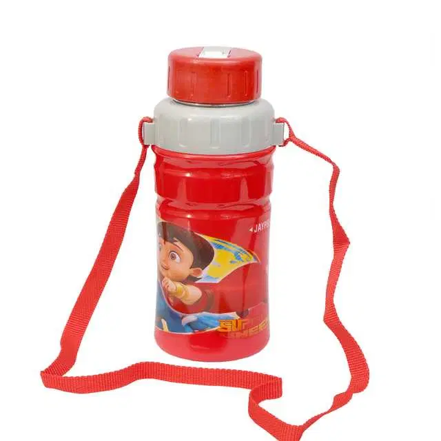 Insulated Stainless Steel Kids Sipper Water Bottle Steel Safe, Red, 400 ml, J-138