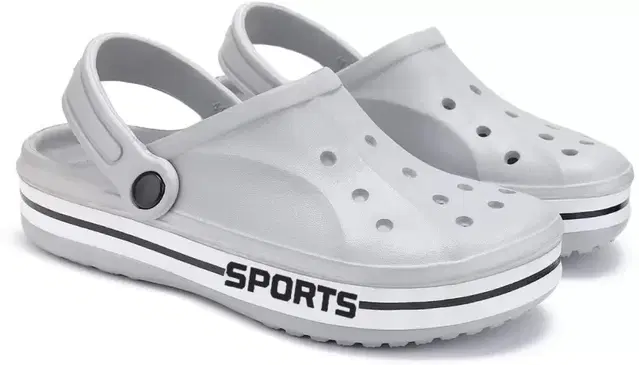 Clogs for Men (Grey, 6)