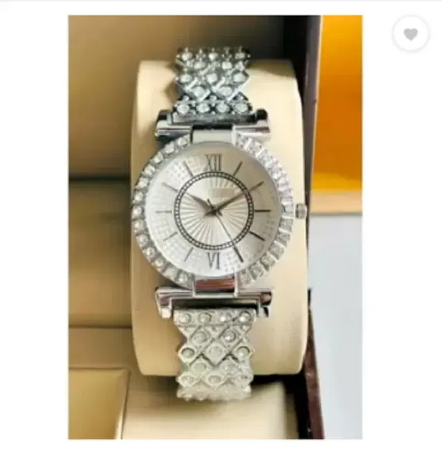 Analog Watch for Women (Silver)
