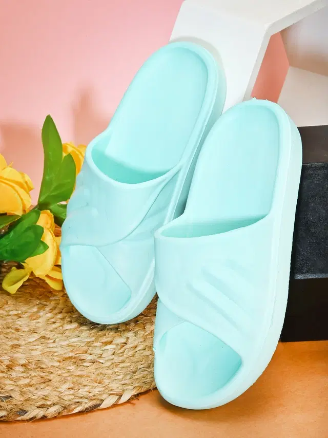 Sliders for Women (Sea Green, 7)