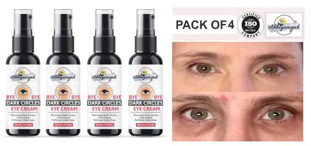 Abhigamyah Under Eye Cream Enriched With Natural Oils To Remove Dark Circles & Wrinkles, 50 ml, Pack Of 4, A-516