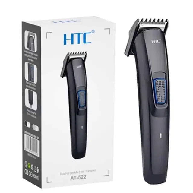 HTC AT 522 Rechargeable Trimmer 45 min Runtime 1 Length Settings (Black)