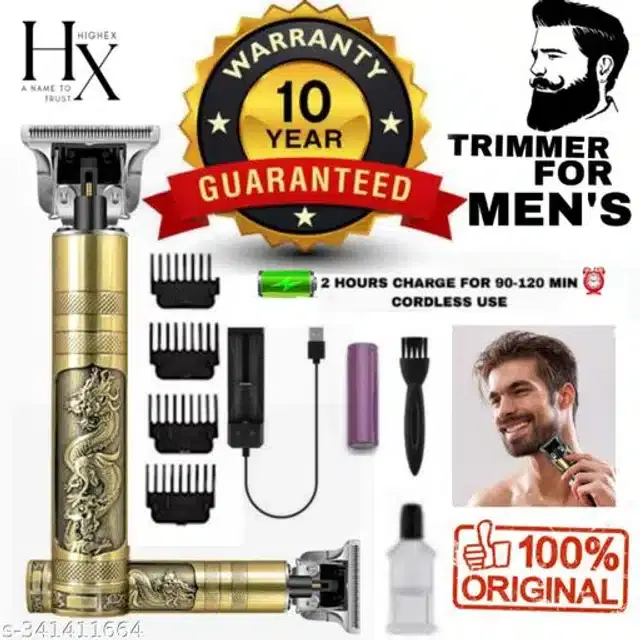 Buddha Style Trimmer for Men, Golden