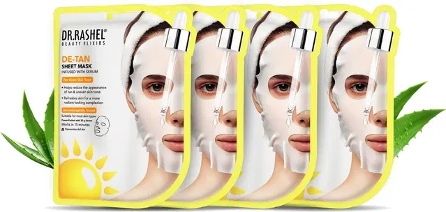 Dr.Rashel Beauty Elixirs De-Tan Sheet Mask 1 Pc