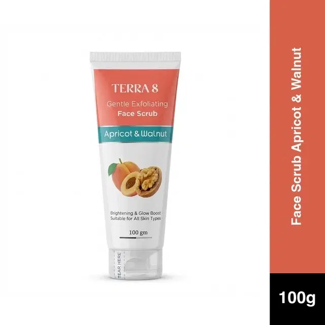 Teraa 8 Face Scrub (Apricot & Walnut) 100g