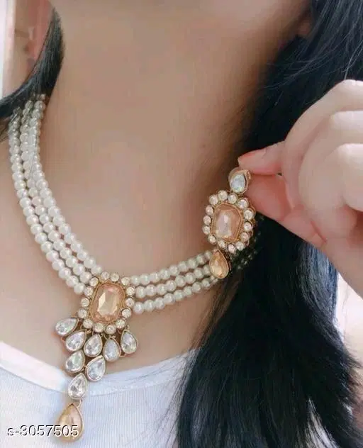 Women's Gold Plated Jewellery Set