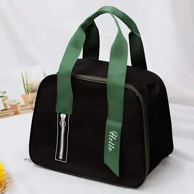 Black & Blue Dual Tone Insulated thermal Lunch Bag