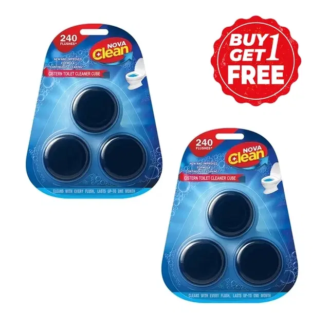 Nova Clean Cistern Flush Matic Toilet Block  2X150 g (Buy 1 Get 1 Free)