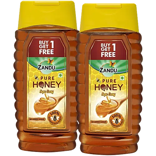 Zandu Pure Honey No Added Sugar, 400 g