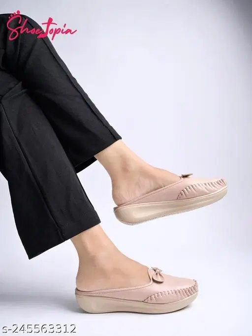 Shoetopia Peach Loafers (IND-3)