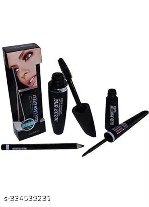 KAYI  Roll over image to zoom in Mascara waterproof 3 in 1 eyeliner and eyebrows pencil