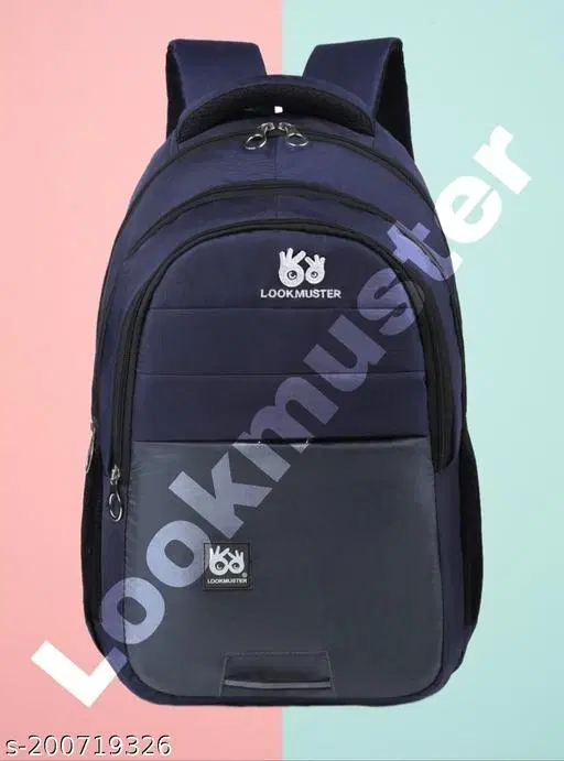 Nylon Backpack for Men & Women, Blue