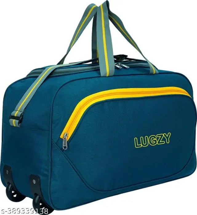Polyester Duffel Bags, Blue