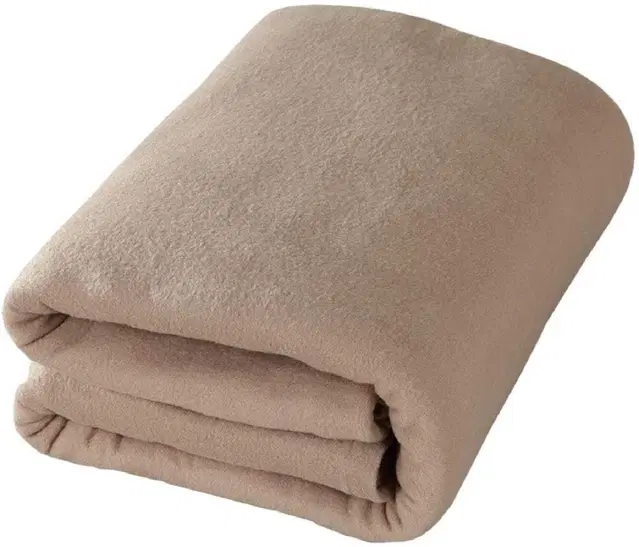 Fleece Blanket, Cream, 60x90 Inches