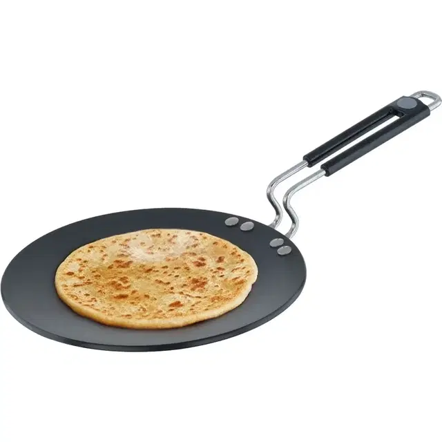 Prestige Plus Tawa 26.5 Cm Diameter (Hard Anodised, Non-Stick, Induction Bottom)