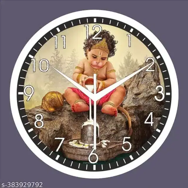 Analog Wall Clock for Home, Multicolor