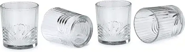 Liquor cum Cocktail Glasses, Transparent, 200 ml, Pack of 4