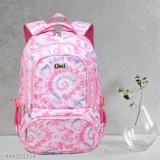 Canvas Backpack Bag, Pink