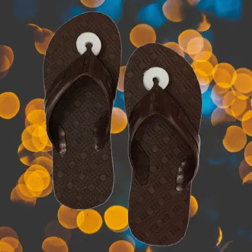 Flipflops for Men (Brown, 9)