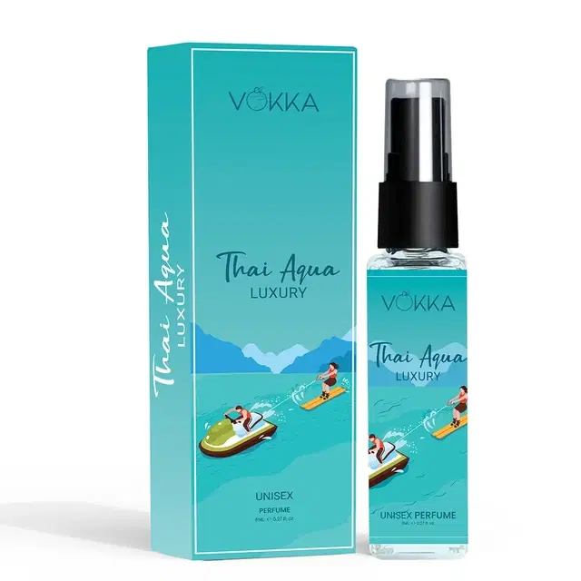 Vokka Pocket Perfume Thai Aqua Unisex Luxury Perfume 8 ml