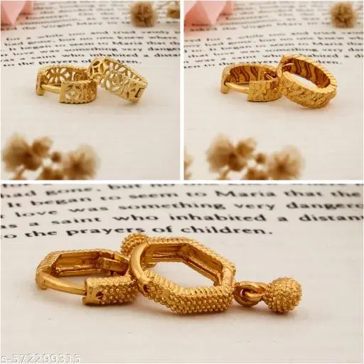 High Quality Earrings/Studs/Bali Combo