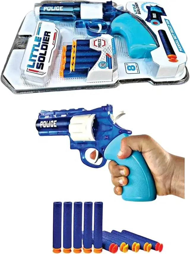 Toy Gun Little Soldier Comes With SoftBullets Shooting Gun For Kids, Perfect Shoots& Target Gun