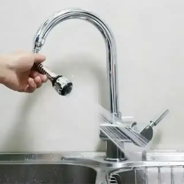 Pickadda Turbo Flex 360 Rotatable Faucet Bubbler Aerator for Kitchen Sink