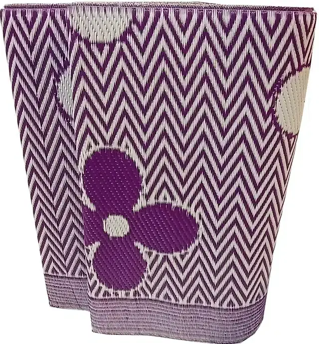 Multipurpose Plastic Chatai, Purple, 6x6 feet