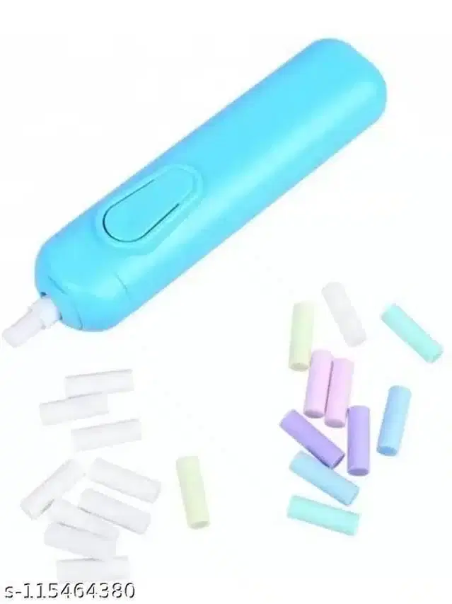 Cordless Electric Pencil Eraser with, 21 Pcs Eraser Refills, Sky Blue, Set of 1