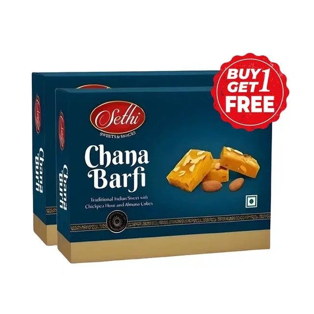 Sethi Channa Barfi 2X400 g (Buy 1 Get 1 Free)