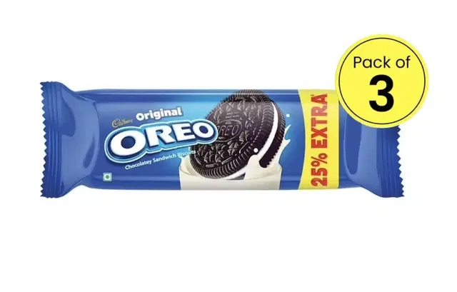 Cadbury Vanilla Flavour Cream Sandwich Biscuit 3X83.5 g (Pack Of 3)