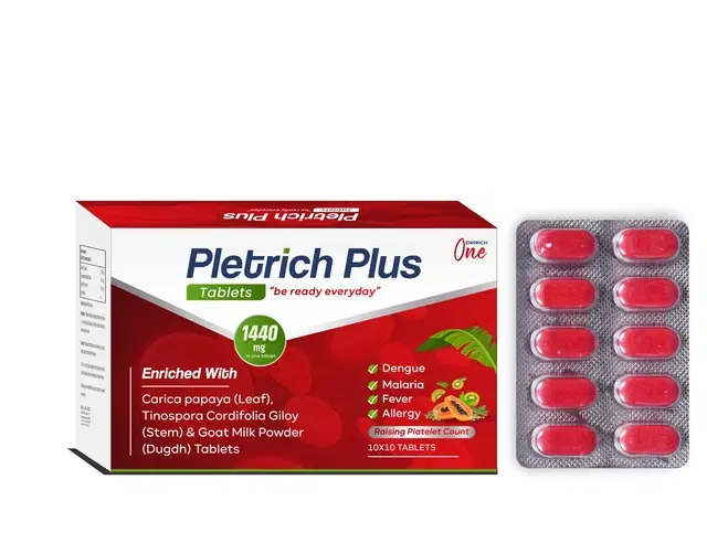 Enrich Plus Be Ready Everyday 1600 Mg 30 Pcs Tablets, Set of 1
