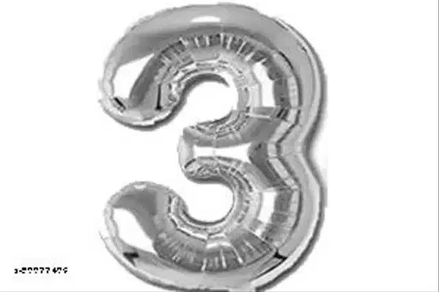 Number Foil Balloon, Assorted, Pack of 1