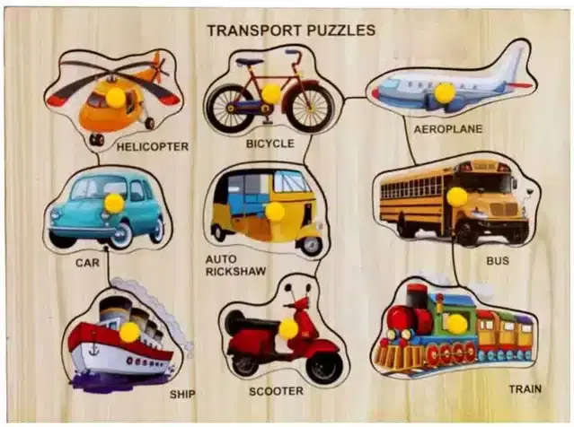 Puzzle Board Game, Multicolor