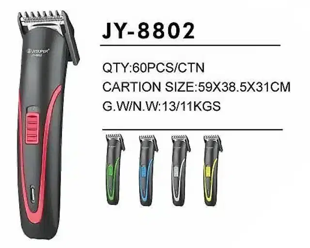 JY 8802 Rechargeable Trimmer for Men & Women, Assorted