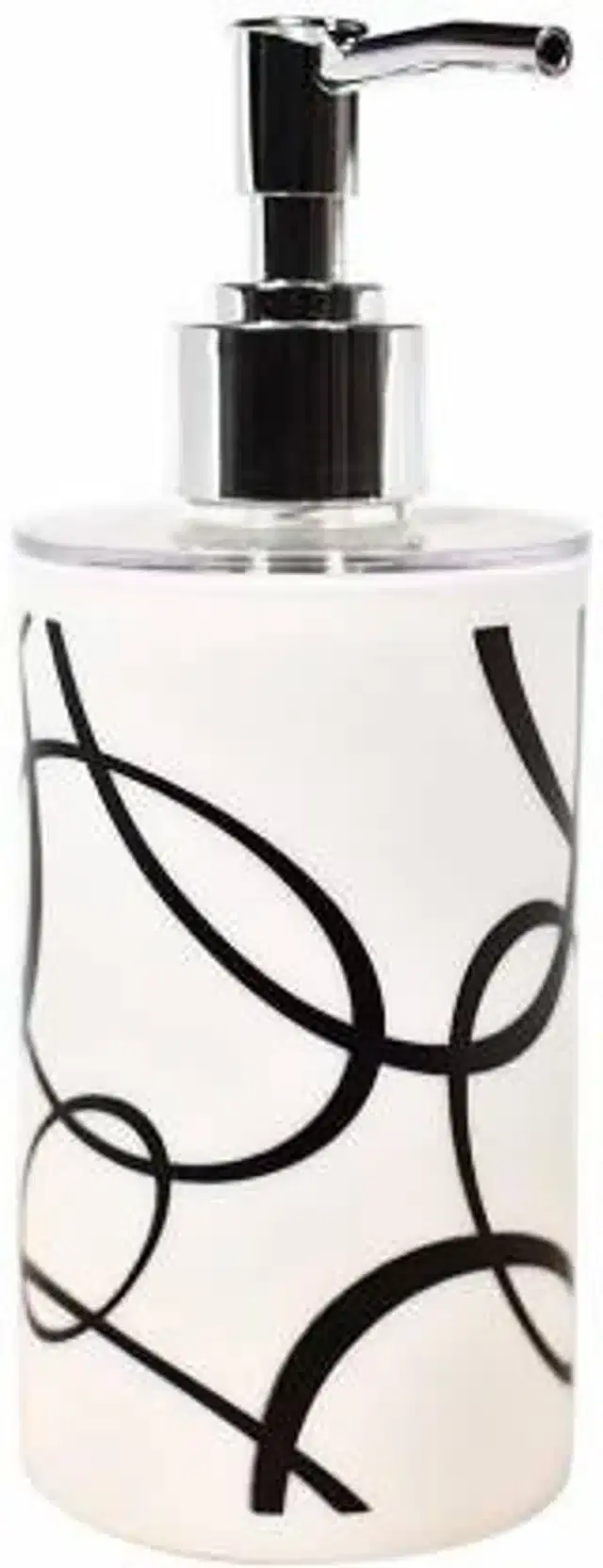 Plastic Soap Dispenser Bottle, White, 250 ml