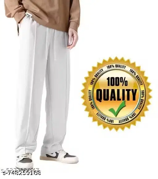 Lycra Trouser for Men, White (28)