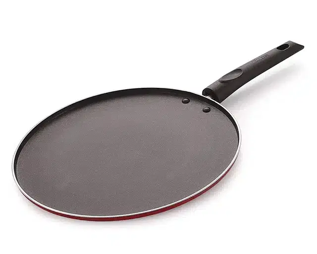 Non Stick Dosa Tawa with Handle, Red, 29 cm