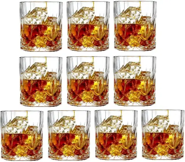 Liquor cum Cocktail Glasses, Transparent, 200 ml, Pack of 10