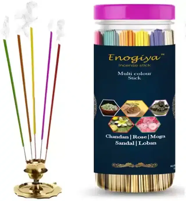 Enogiya Pure 5-in-1 Mix Flavour Incense Sticks, 400 g