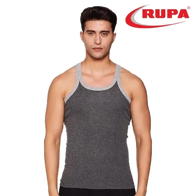 Rupa Jon Cotton Gym Vest for Men, Assorted (90 cm)