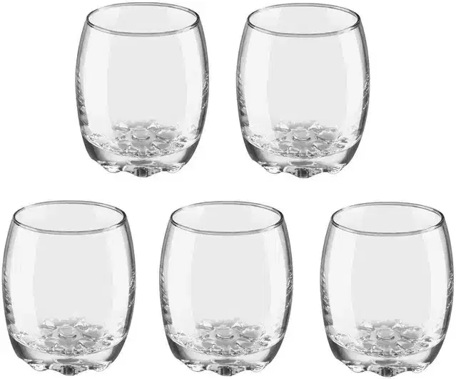 Liquor cum Cocktail Glasses, Transparent, 270 ml, Pack of 5