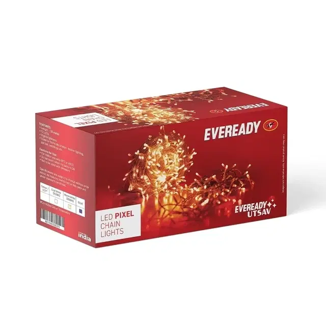 Eveready Utsav 15 Meter 72 Pixel Led Chain String Light, Blue