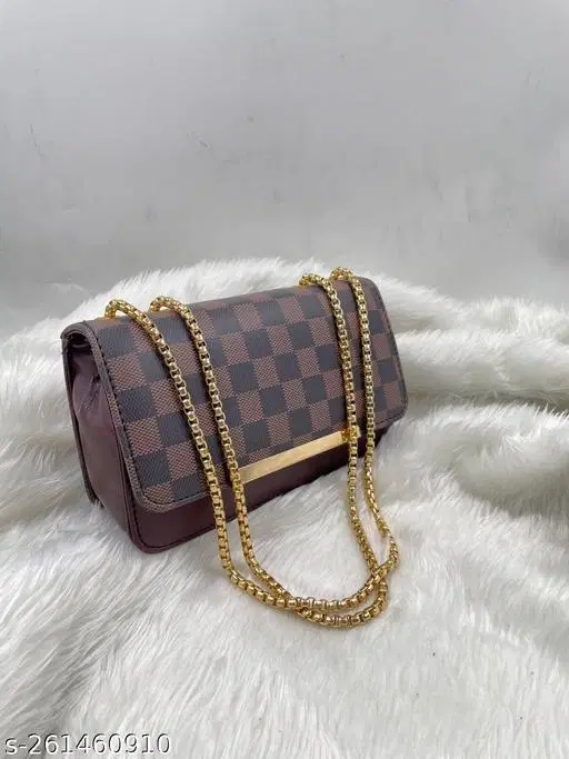 Stylish Sling Bag for Women (Rust, 600 g)