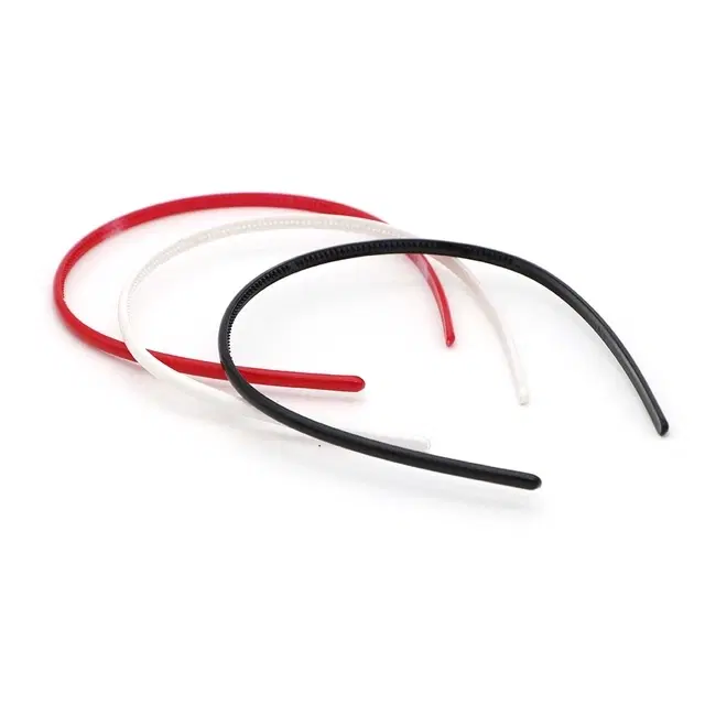 Plastic Hair Bands for Women, Multicolor Pack of 3