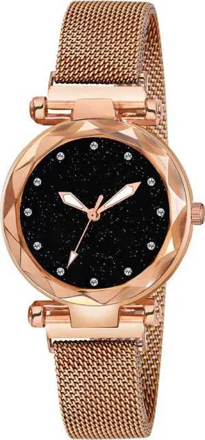 Casual Metal Analog Watch For Women (Copper) (MP-44)